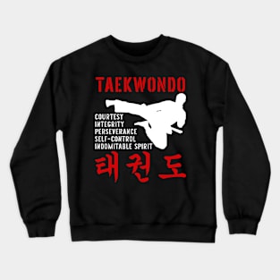 Taekwondo Martial Art Crewneck Sweatshirt